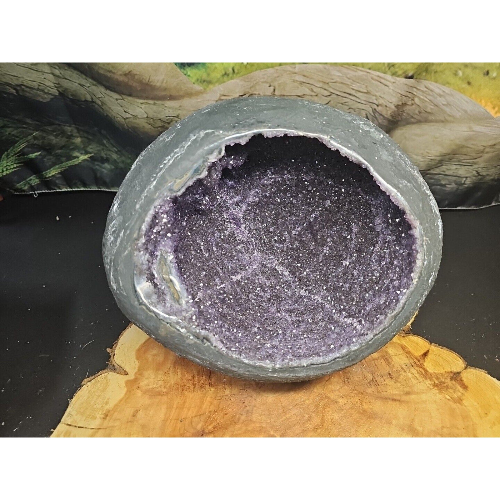 16.8LB TOPNatural Raw raw ore amethyst Quartz Crystal Money Bag Geode Reiki Gem by CrystalCloud Company
