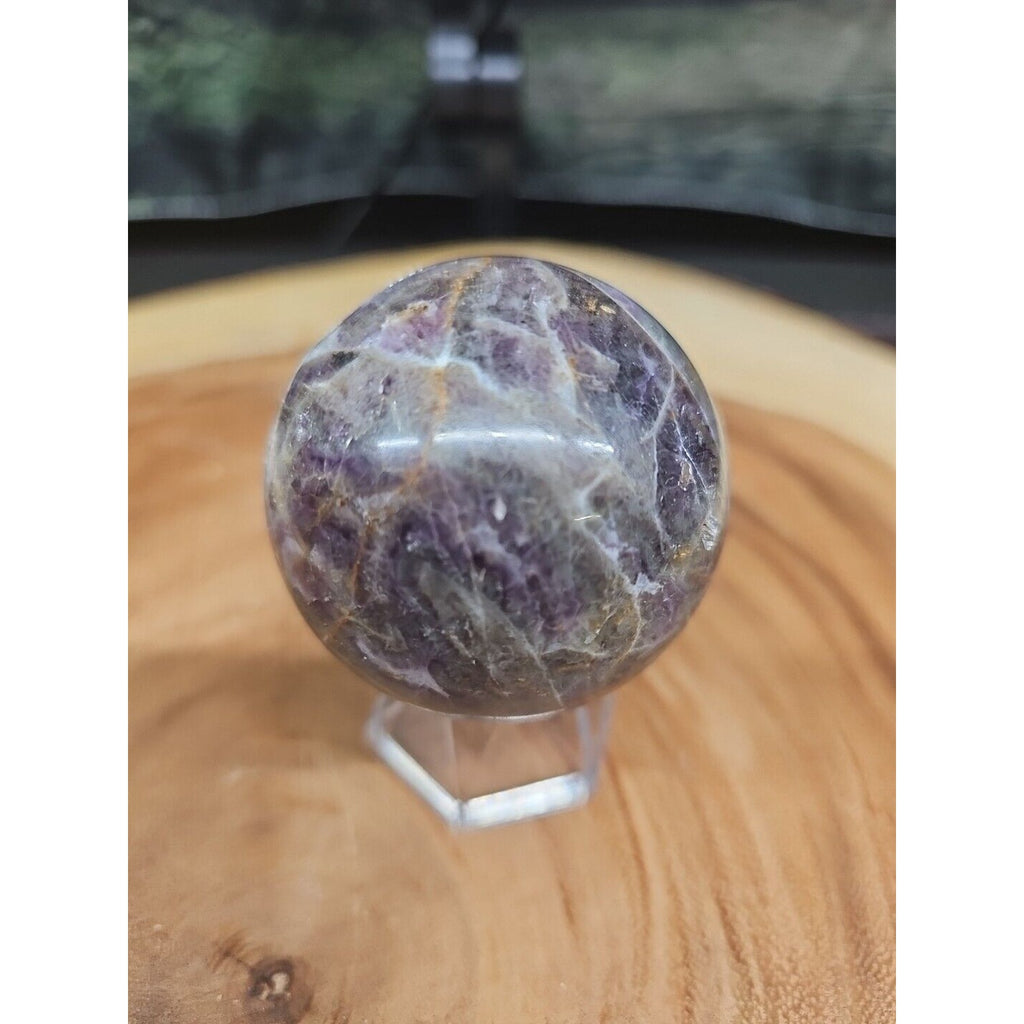 Chevron Amethyst. .66lbs 56mm. W/Stand by CrystalCloud Company