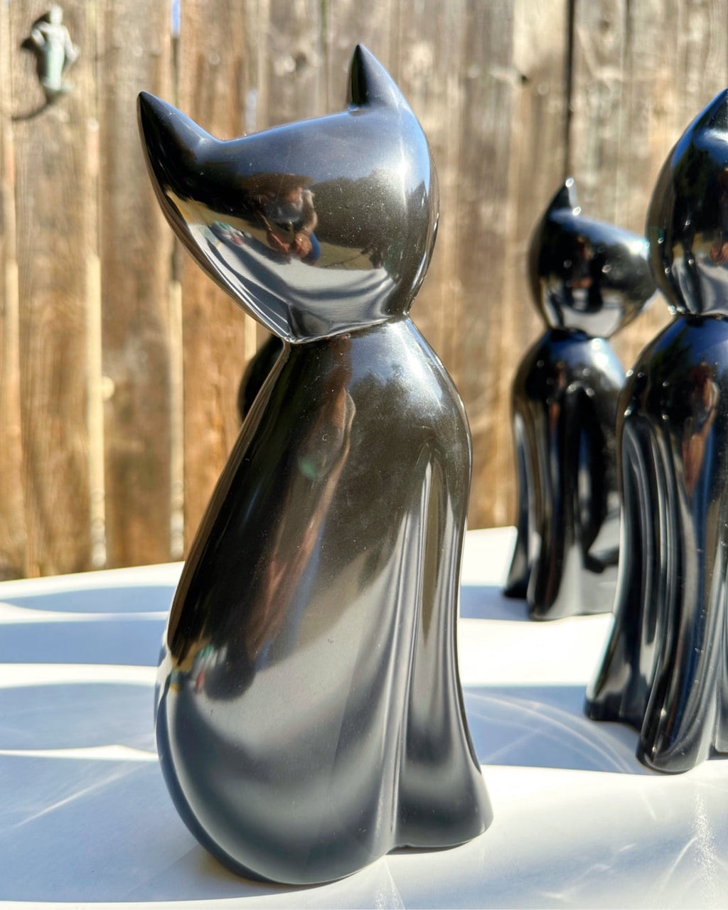 Large Marble Kitty Cat - A by Baltic Mermaid