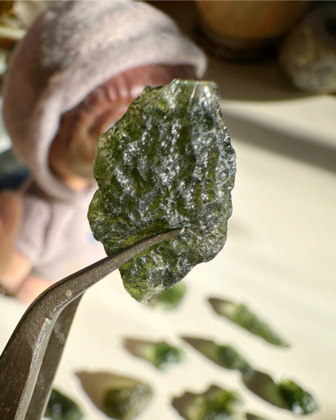 Chlum Moldavite  #3 - AA