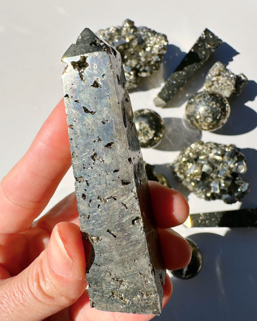 Pyrite Obelisk by Baltic Mermaid