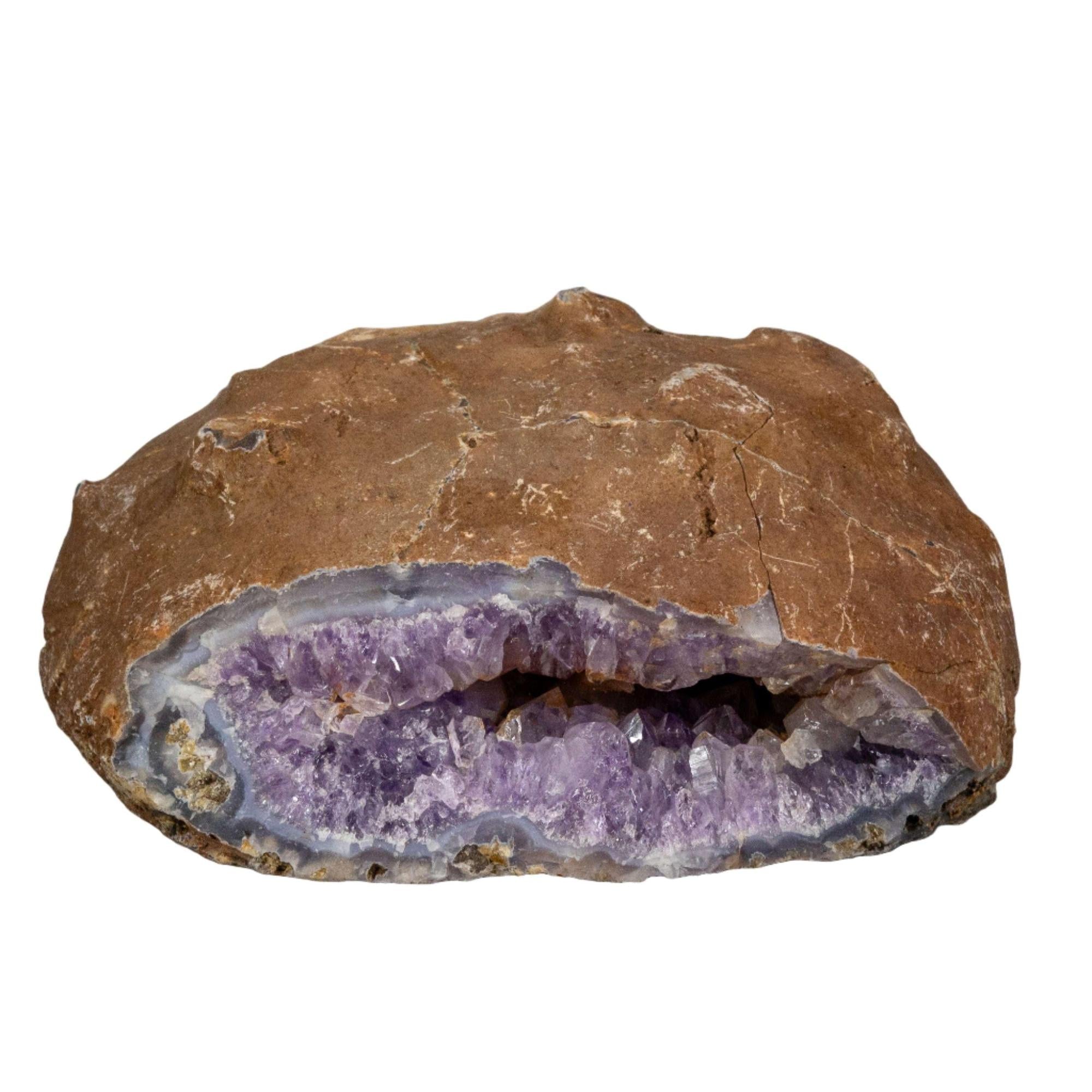 Amethyst Crystal Geode Cavern Deep Violet Collector