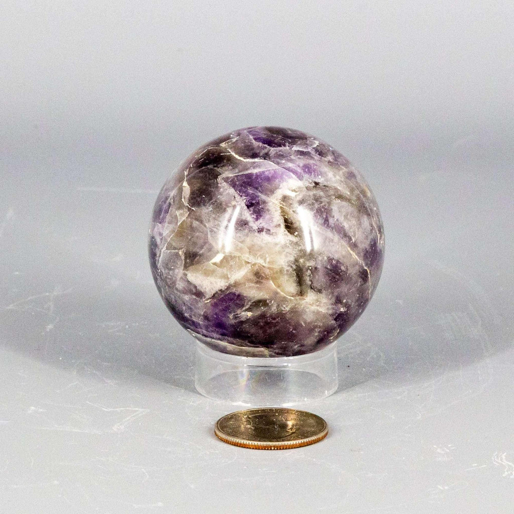 Amethyst Crystal Sphere Polished Purple Natural Stone