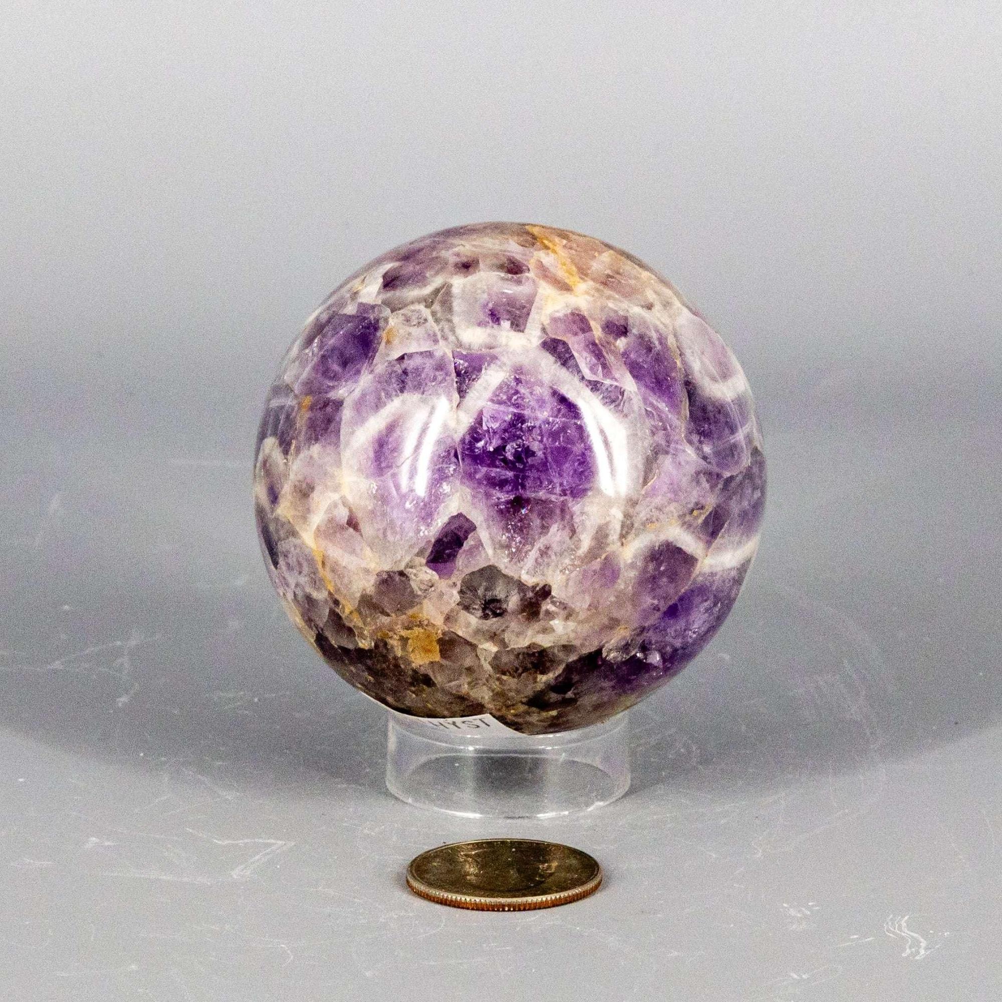 Amethyst Crystal Sphere Polished Purple Natural Stone
