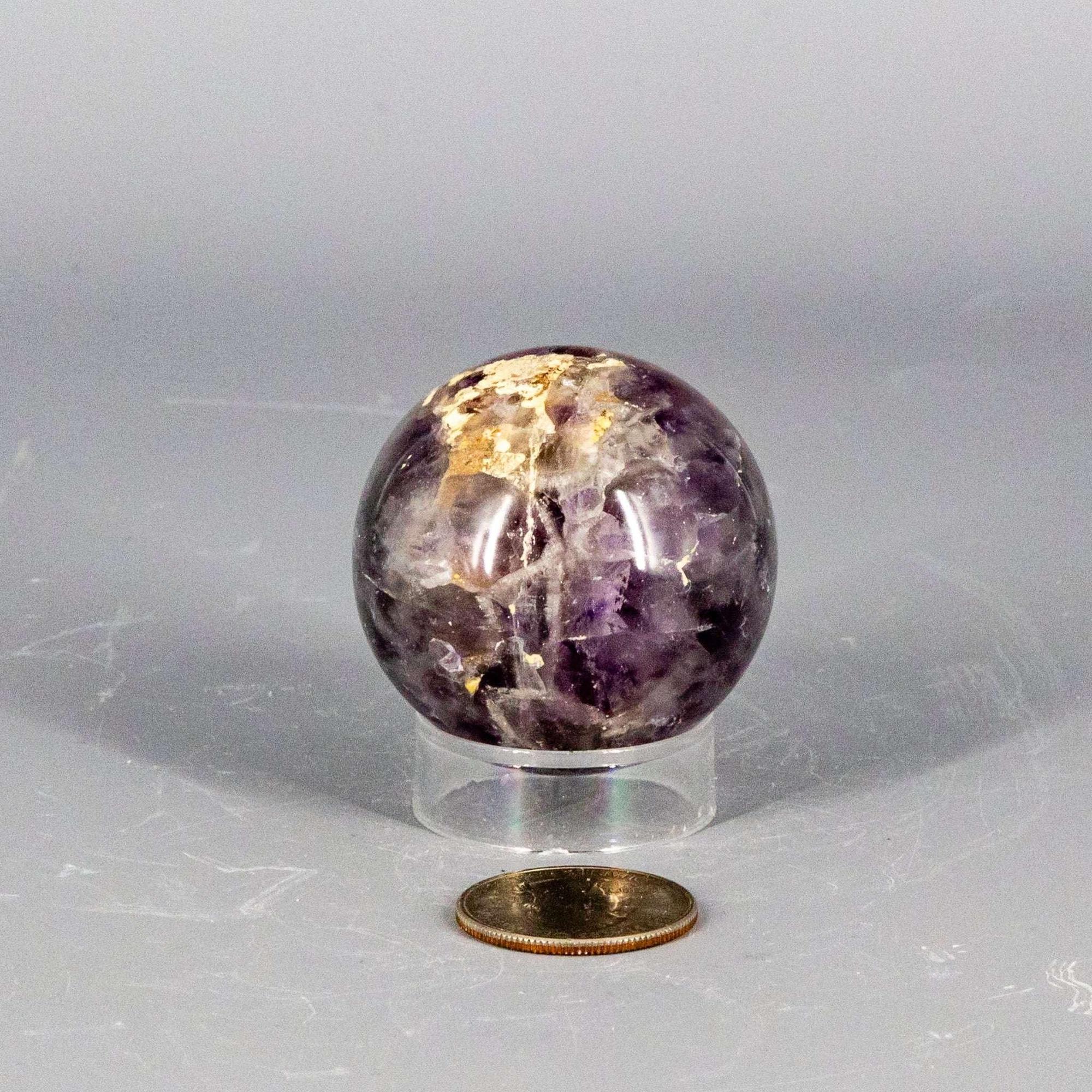 Amethyst Crystal Sphere Polished Purple Natural Stone