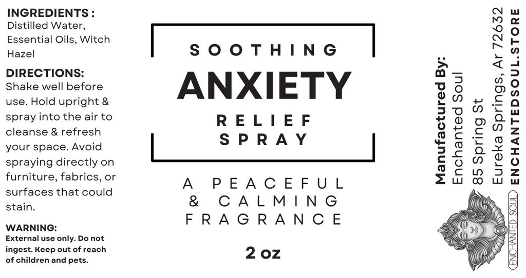Anxiety Relief Room Spray by Enchanted Soul