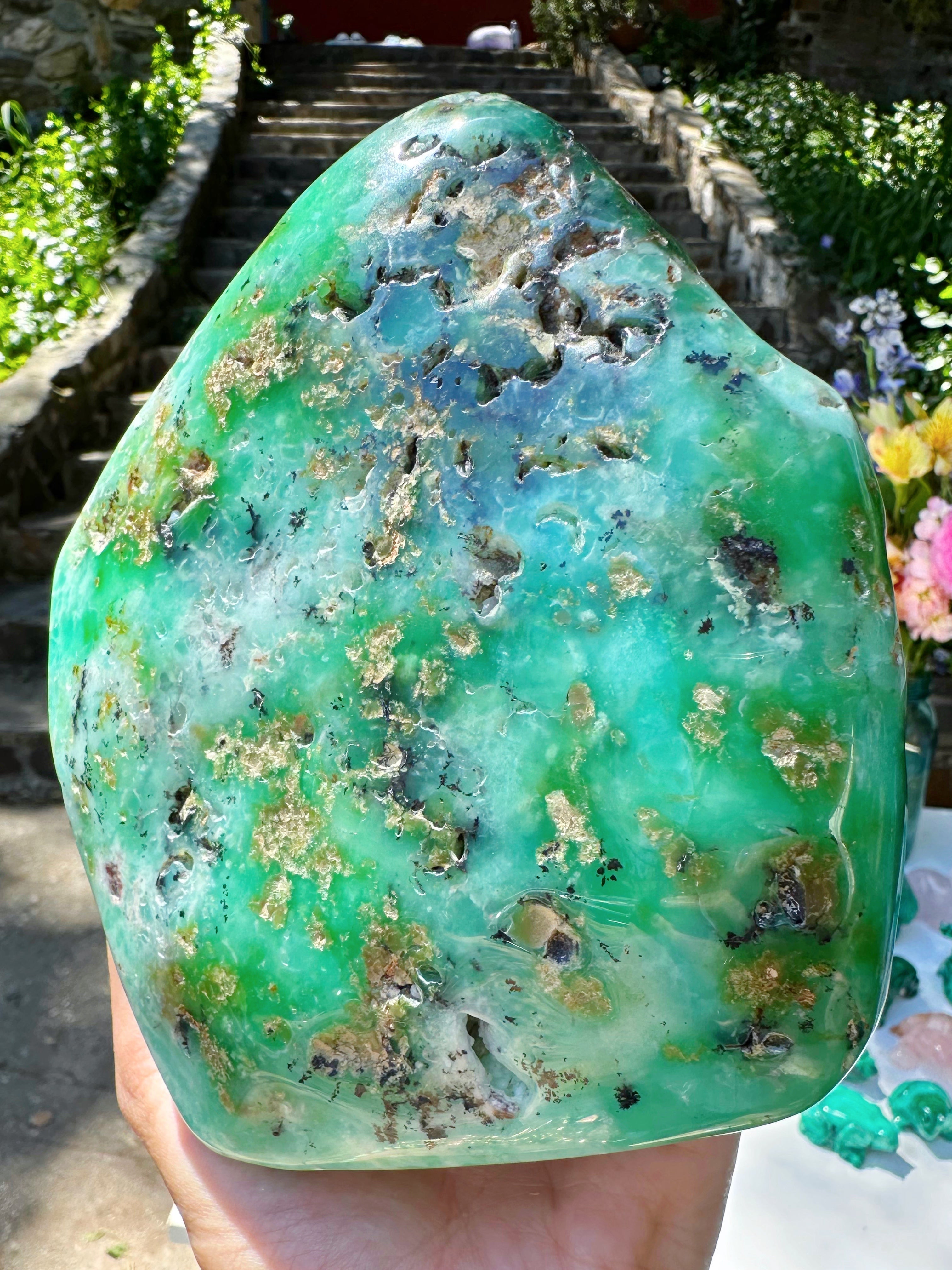 Chrysoprase Freeform - from Australian