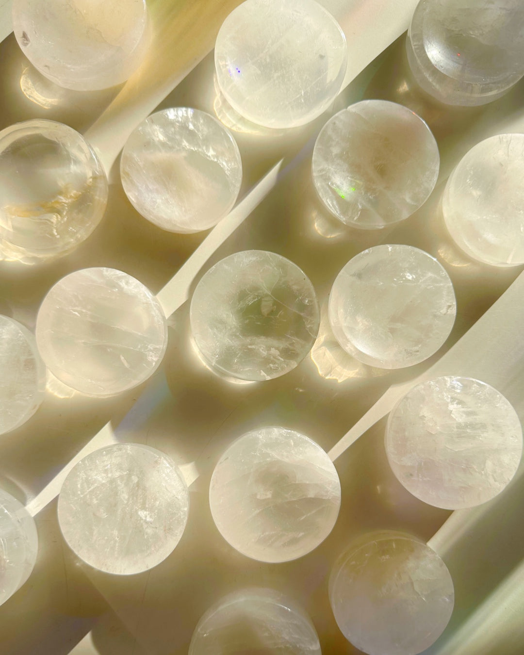 Clear Quartz Sphere Stand/Small Dish by Baltic Mermaid