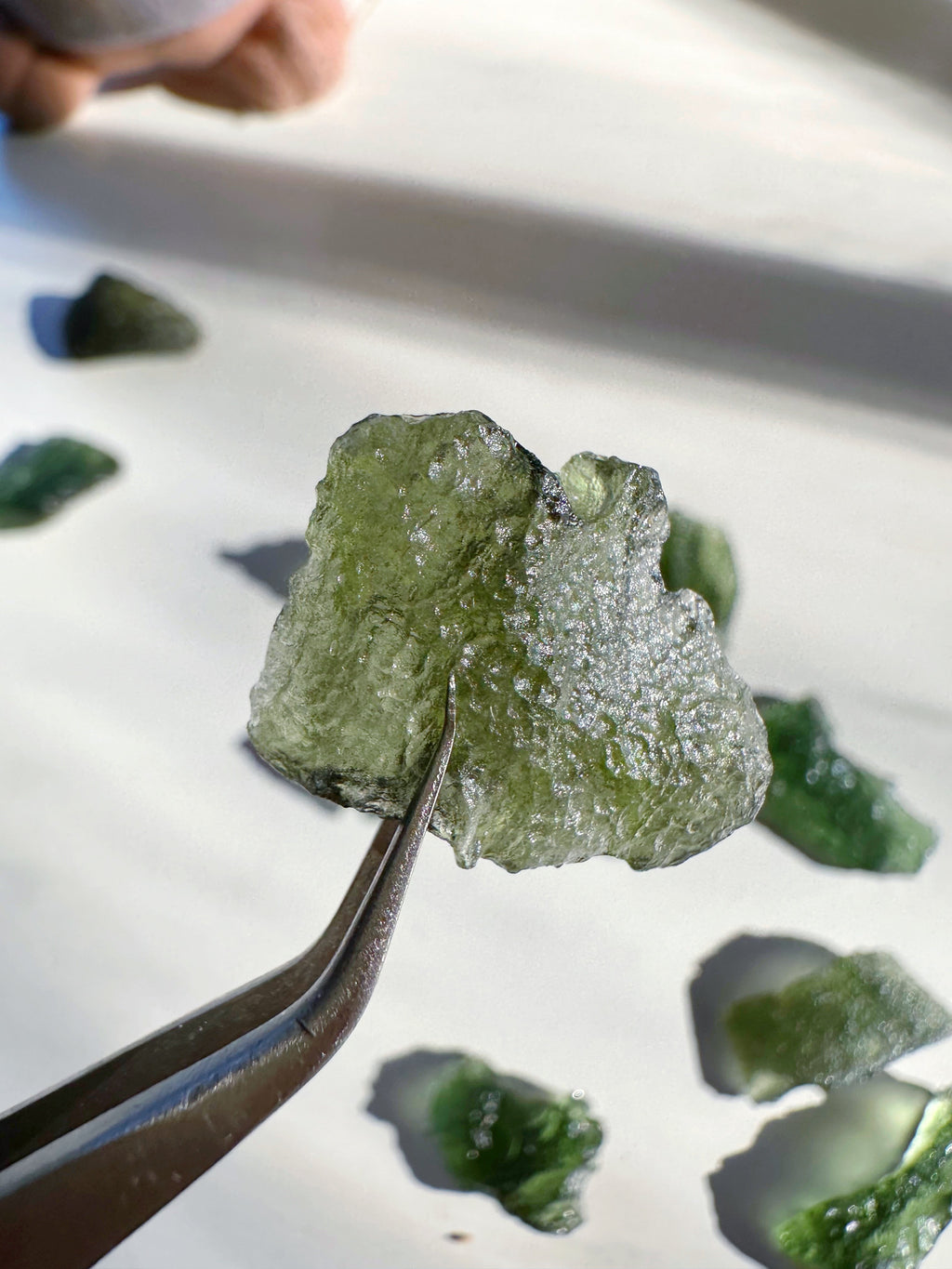 Chlum Moldavite #6 - AA
