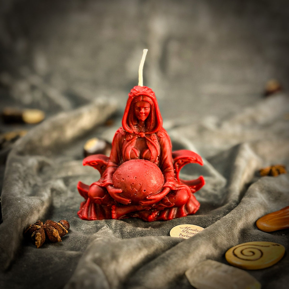 Moon Goddess Candle Spell Kit - Lunar Magic & Divine Feminine Energy