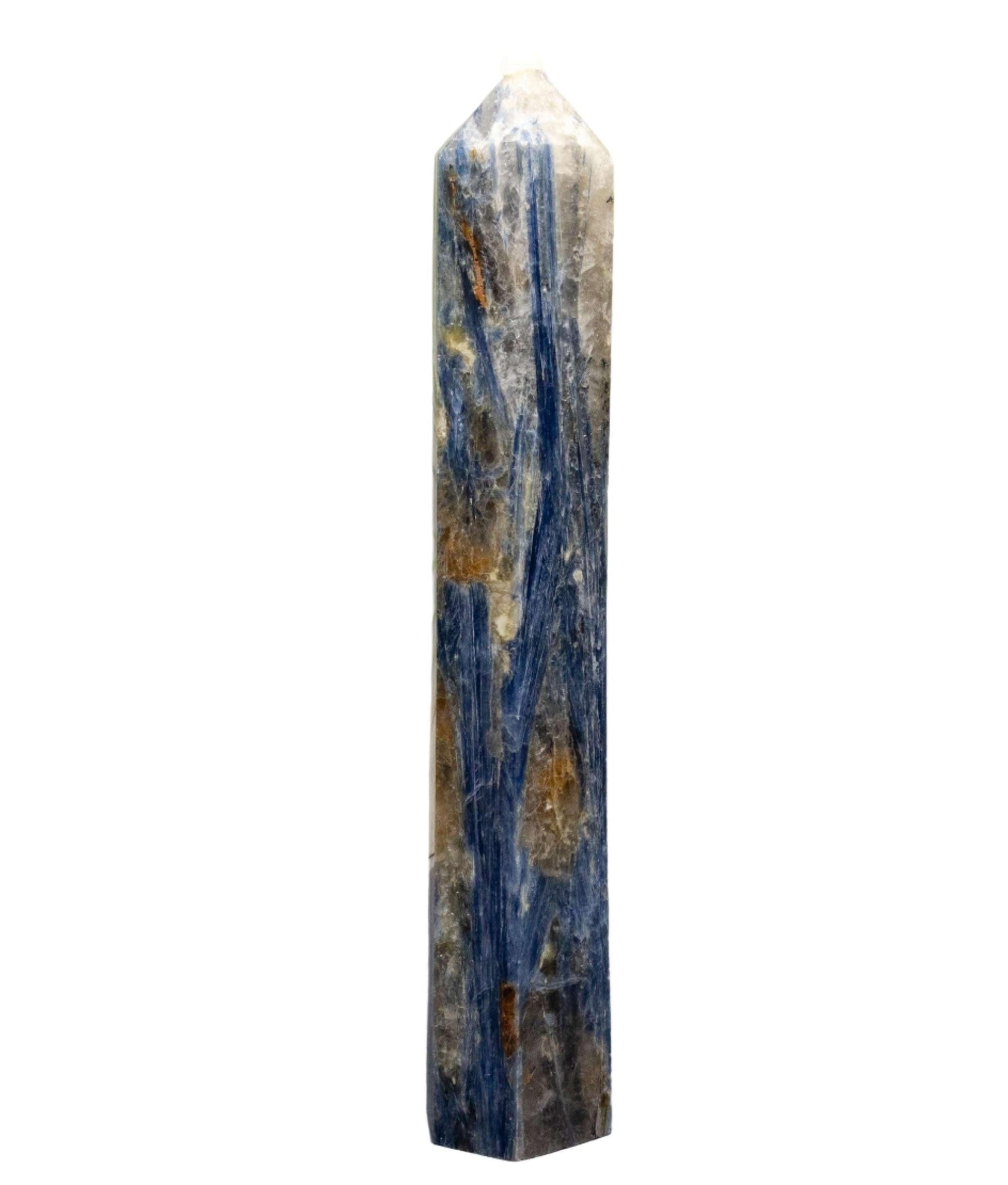 Blue and Gold Kyanite Crystal Tower Collector Piece