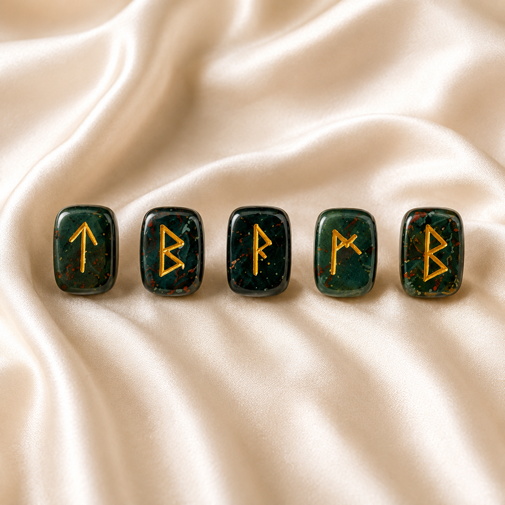 Bloodstone Rune Set  (Protection and Strength)