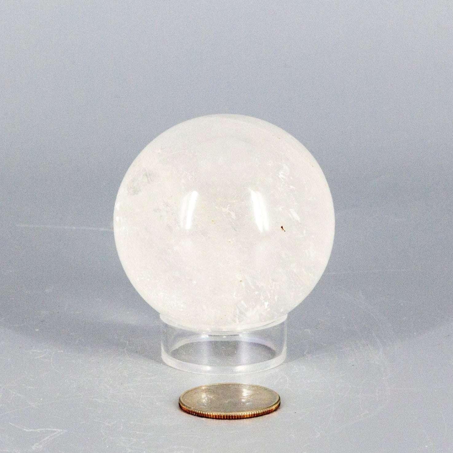 Clear Quartz Crystal Sphere Polished Universal Stone