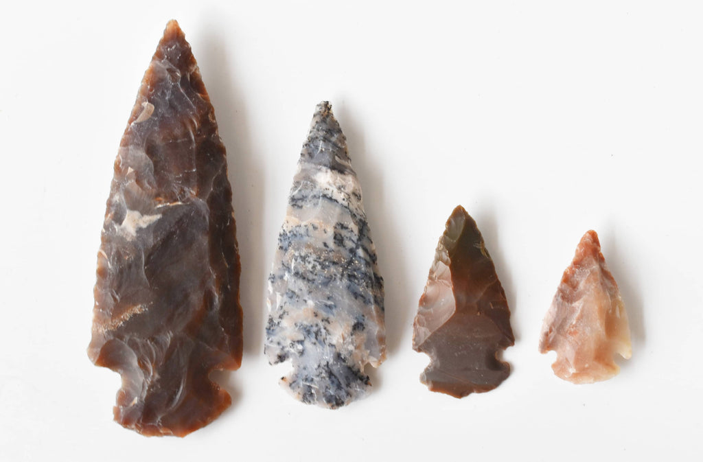 Fancy Jasper Arrowhead Points