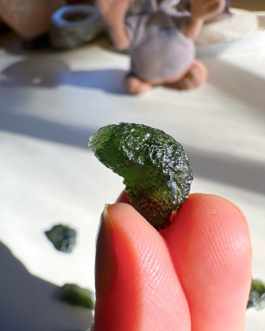 Chlum Moldavite  #4 - AA