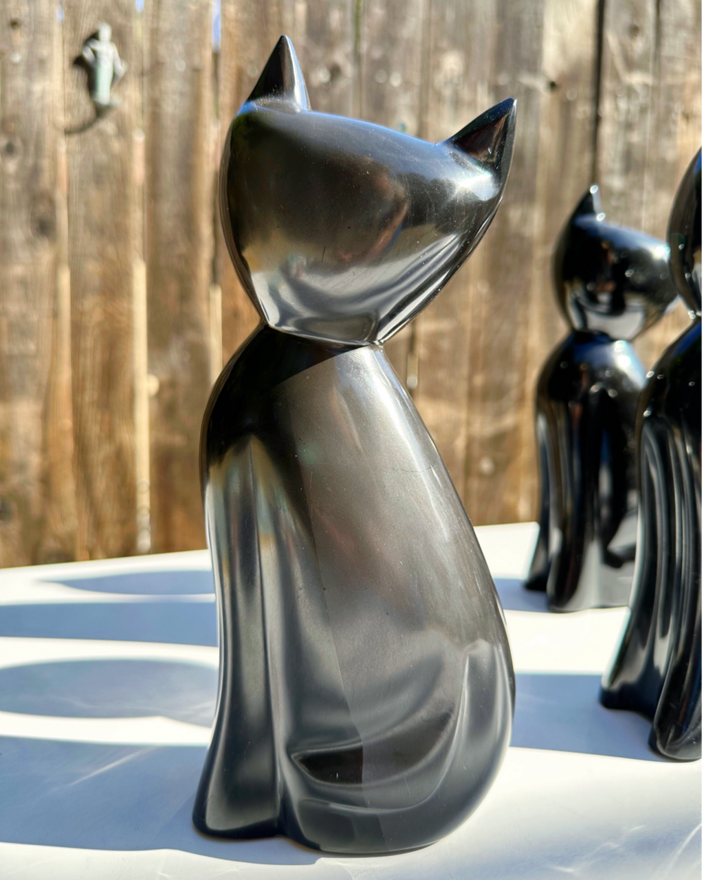 Large Marble Kitty Cat - A by Baltic Mermaid