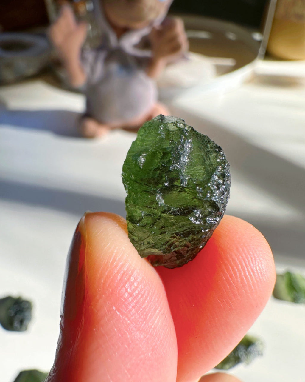 Chlum Moldavite  #4 - AA