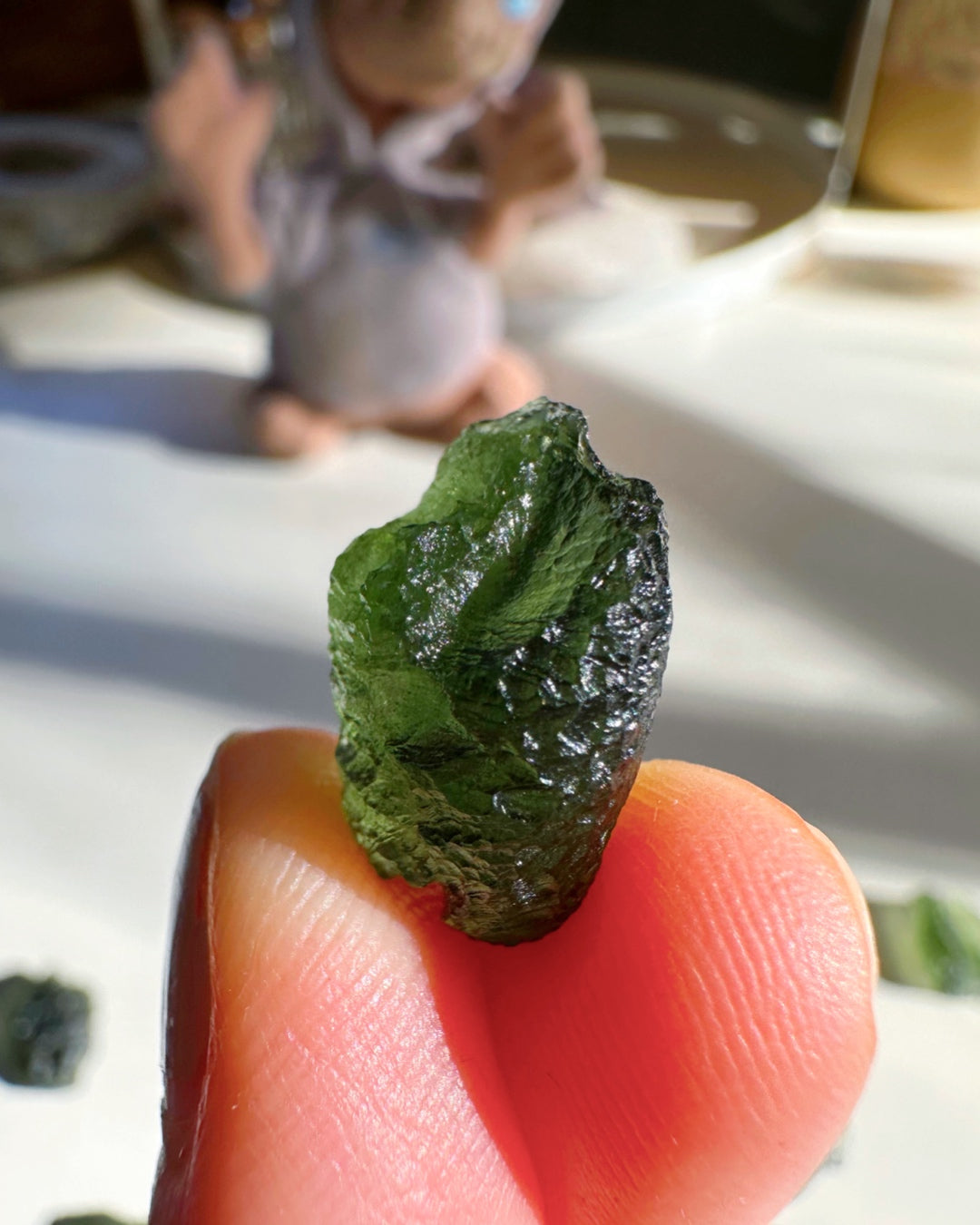 Chlum Moldavite  #4 - AA