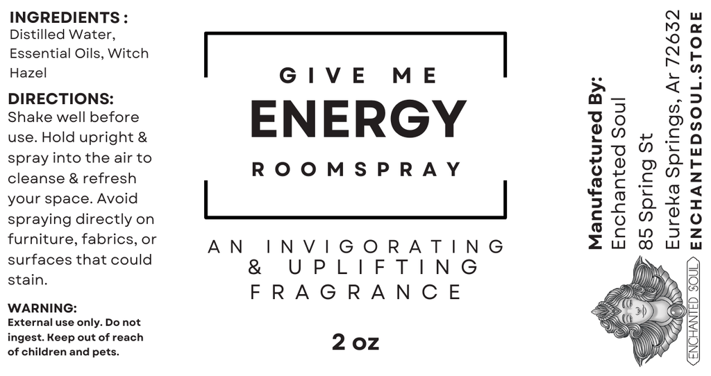 Give Me Energy Room Spray by Enchanted Soul