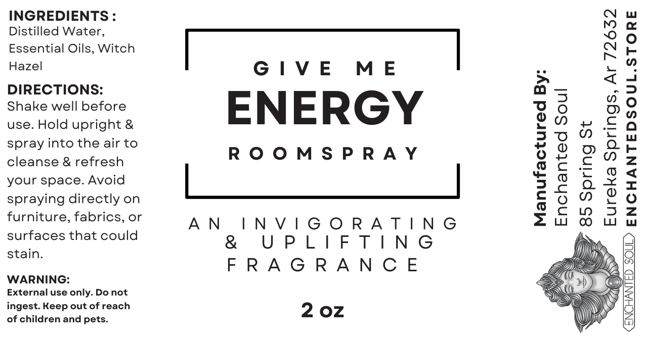 Give Me Energy Room Spray by Enchanted Soul