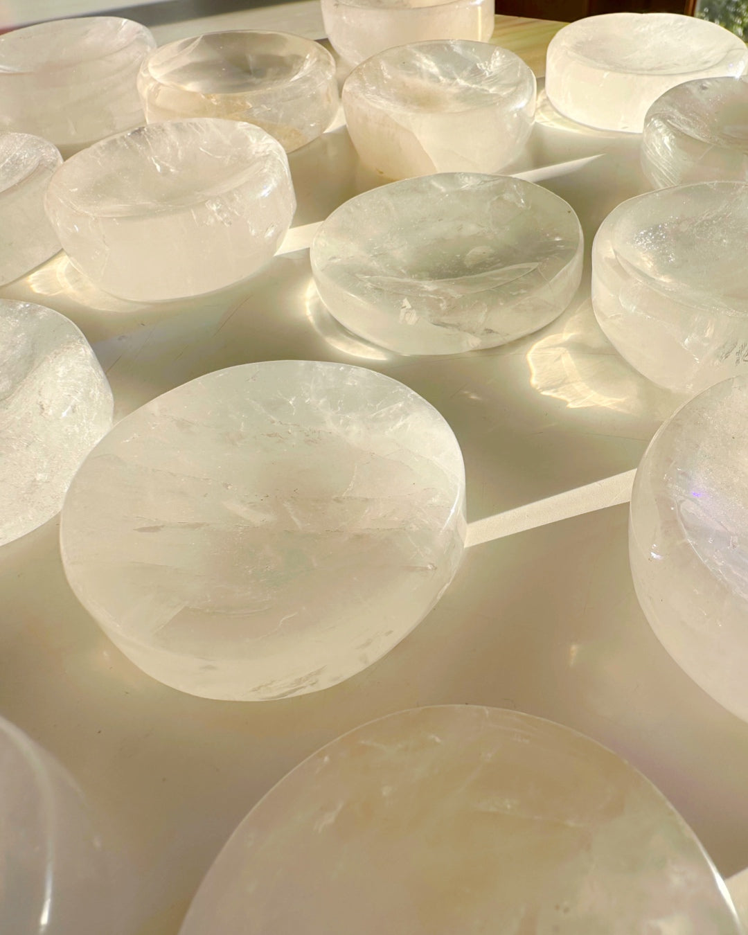 Clear Quartz Sphere Stand/Small Dish by Baltic Mermaid