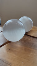 Selenite Sphere 8cm by Rare Earth Gallery