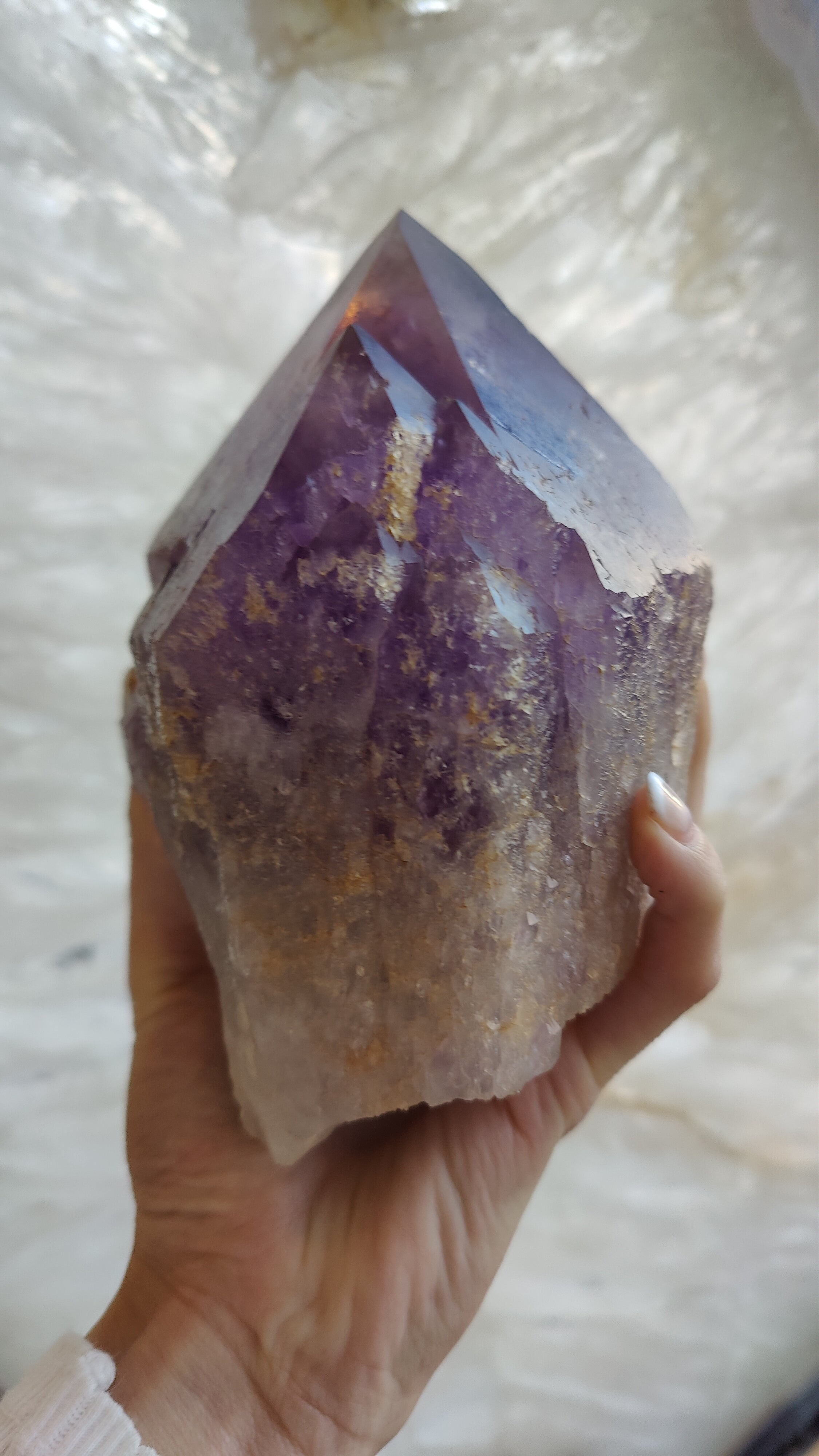 Amethyst Point (L) from Bolivia by Rare Earth Gallery
