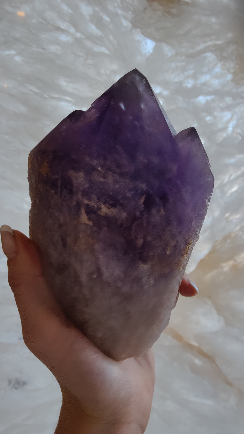 Amethyst Point (L) from Bolivia by Rare Earth Gallery