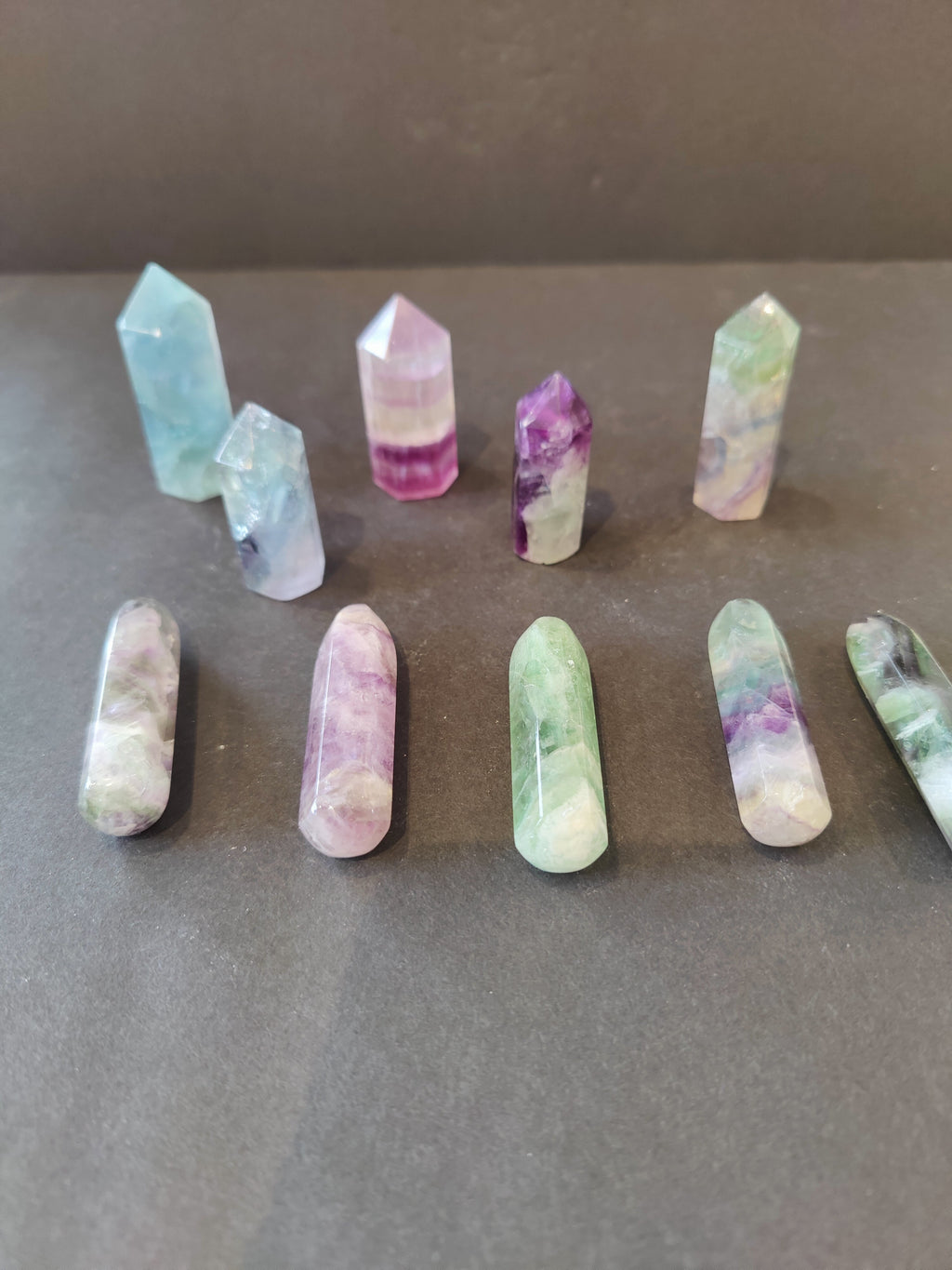Multi Color Fluorite Point by Rare Earth Gallery