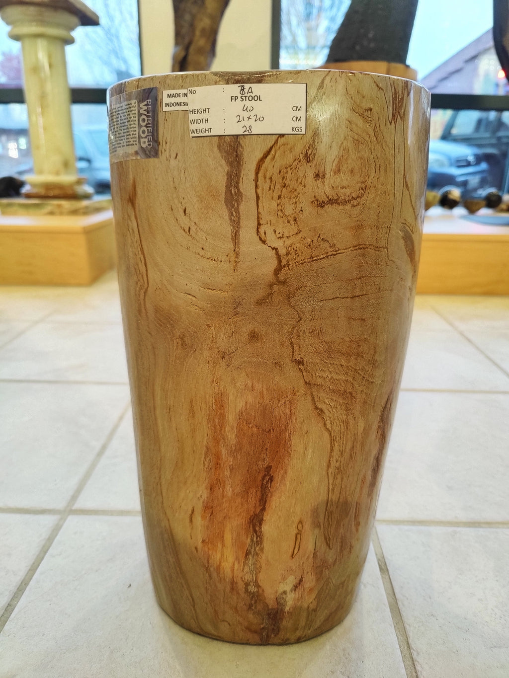 Petrified Wood Pedestal by Rare Earth Gallery