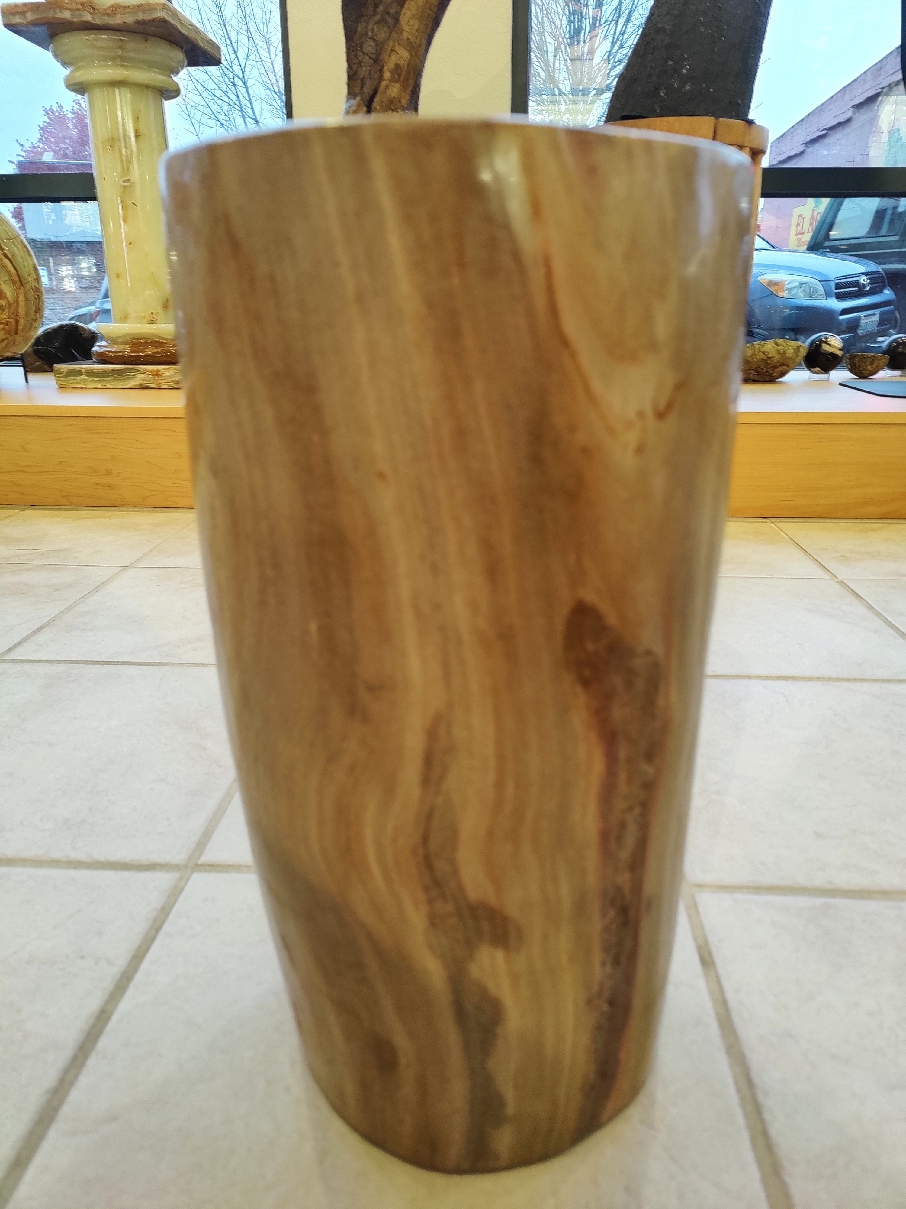 Petrified Wood Pedestal by Rare Earth Gallery