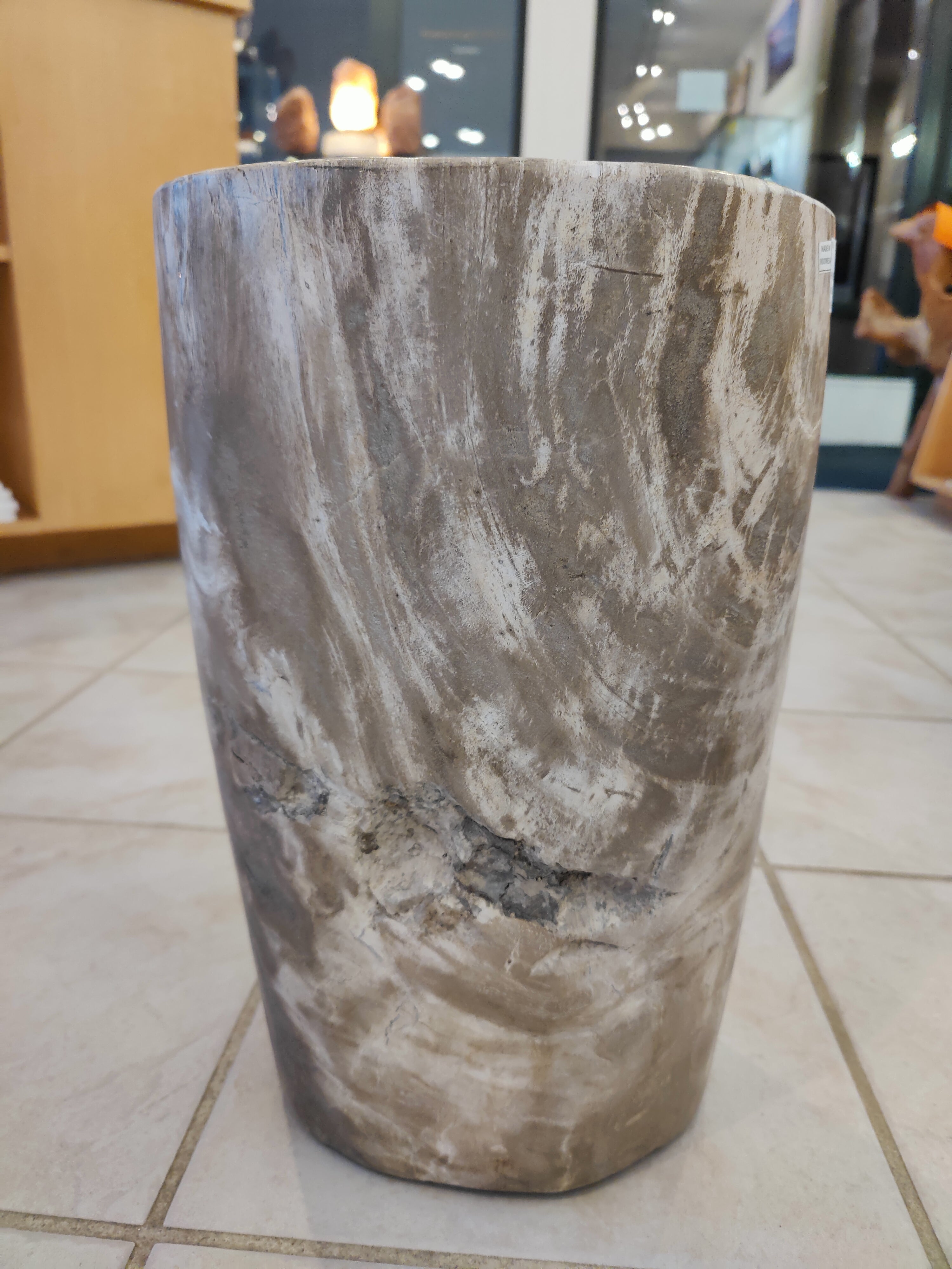 Petrified Wood Pedestal by Rare Earth Gallery