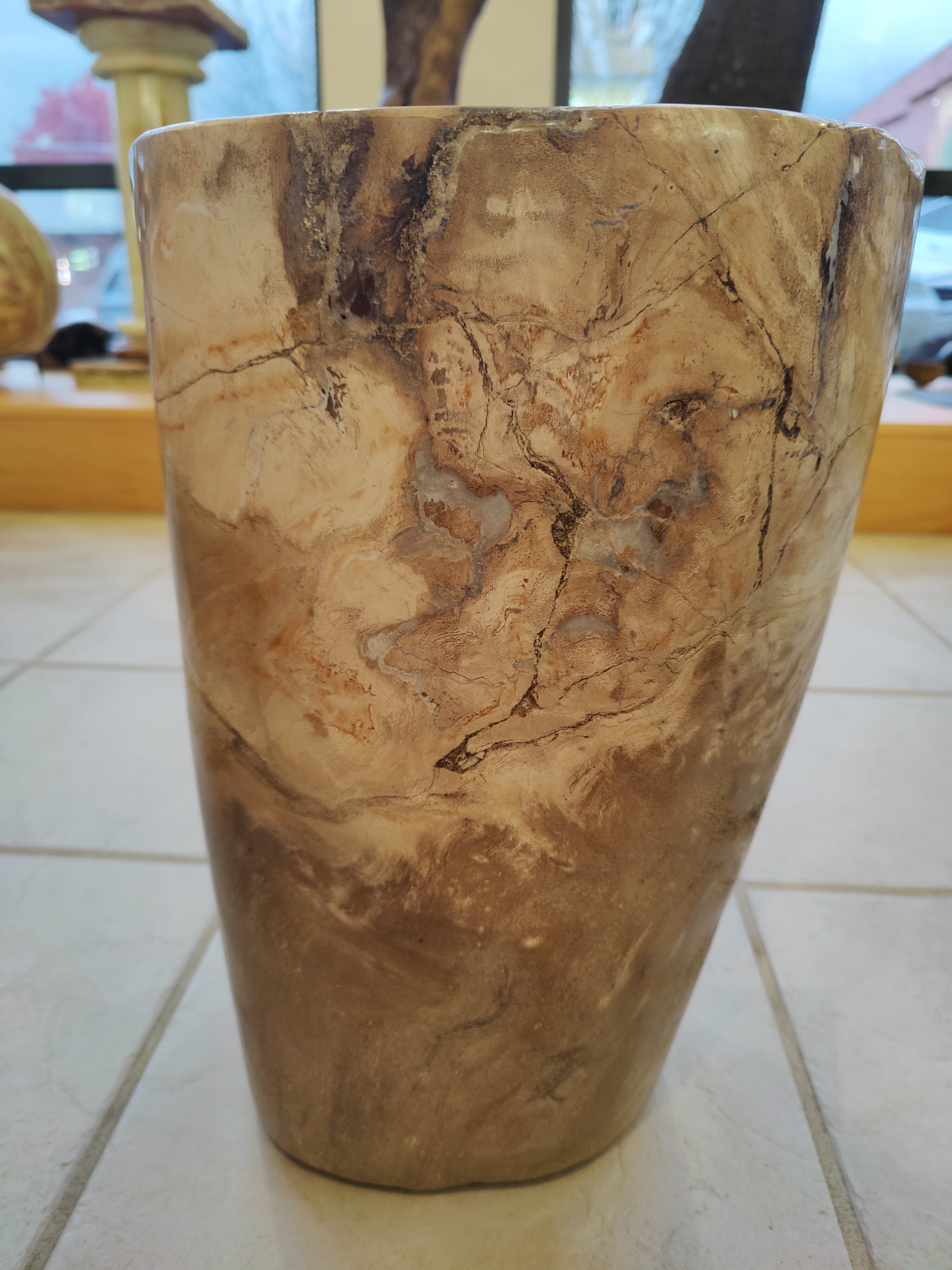Petrified Wood Pedestal by Rare Earth Gallery