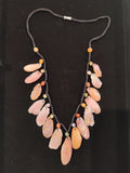 Gobi Desert Candy Agate Cord Necklace