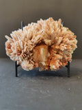 Red Mordenite with Stilbite Specimen 582g by Rare Earth Gallery