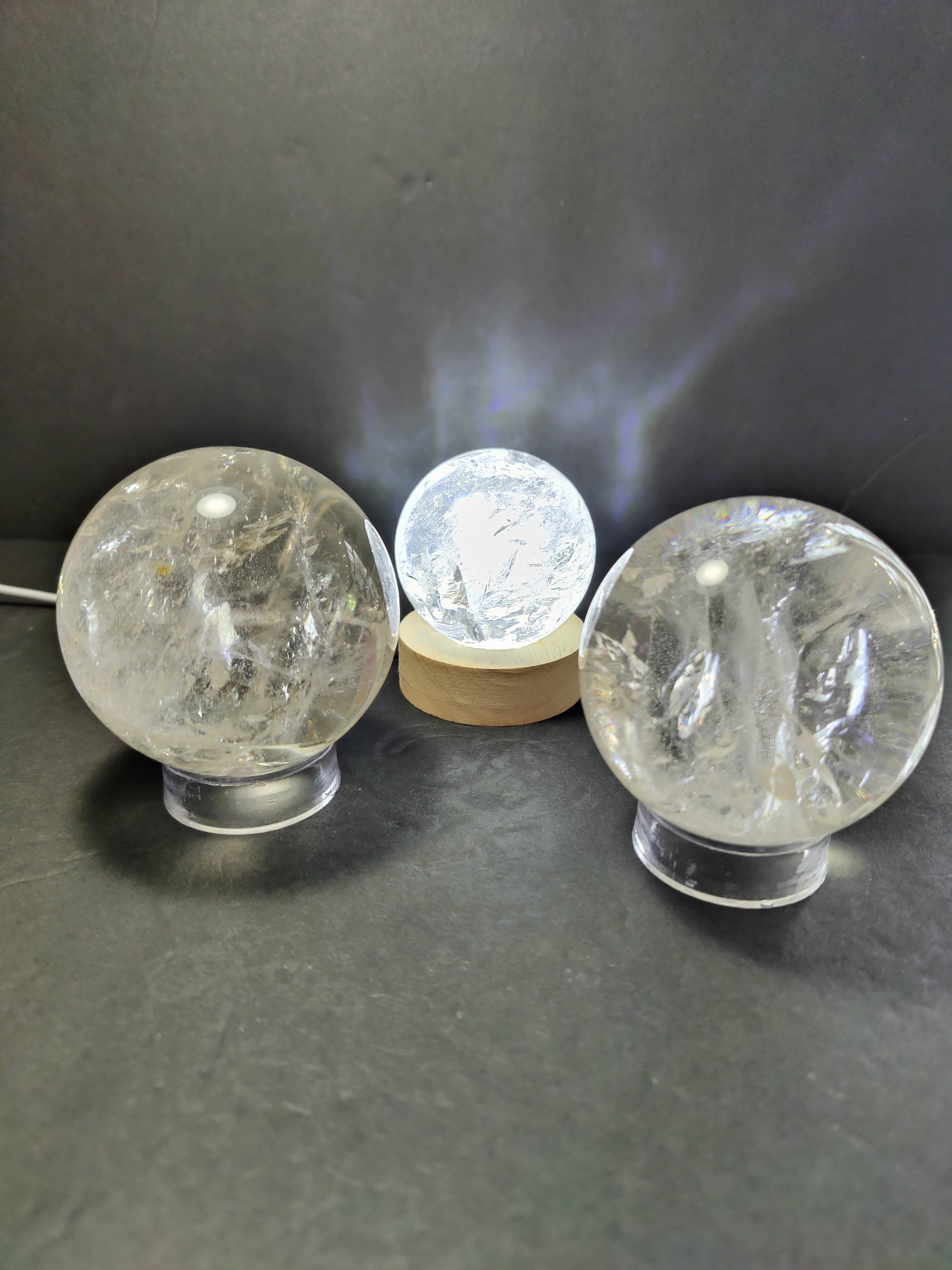 Clear Quartz Polished Sphere Sculpture (Extra Quality) by Rare Earth Gallery