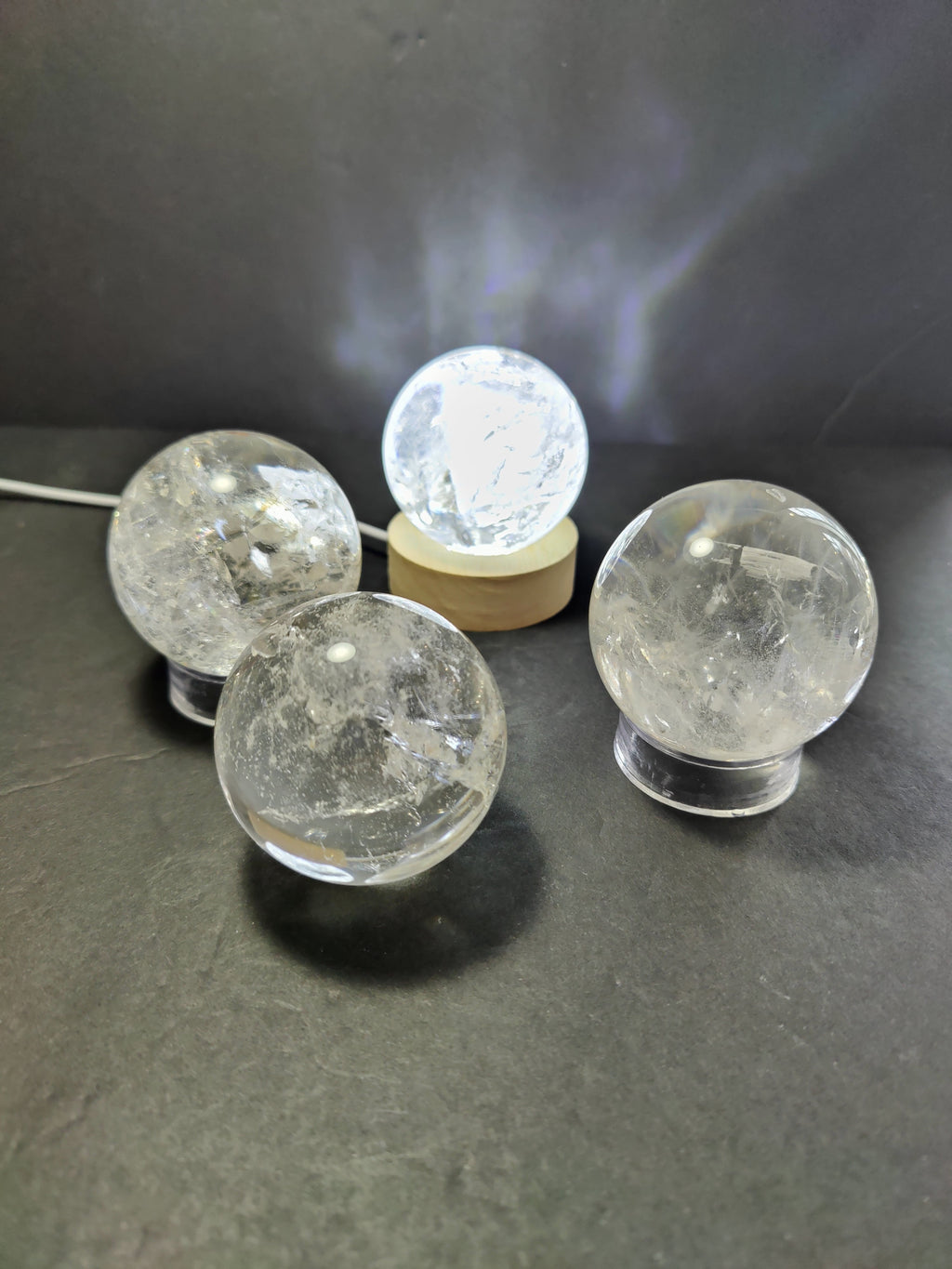 Clear Quartz Polished Sphere Sculpture (Extra Quality) by Rare Earth Gallery