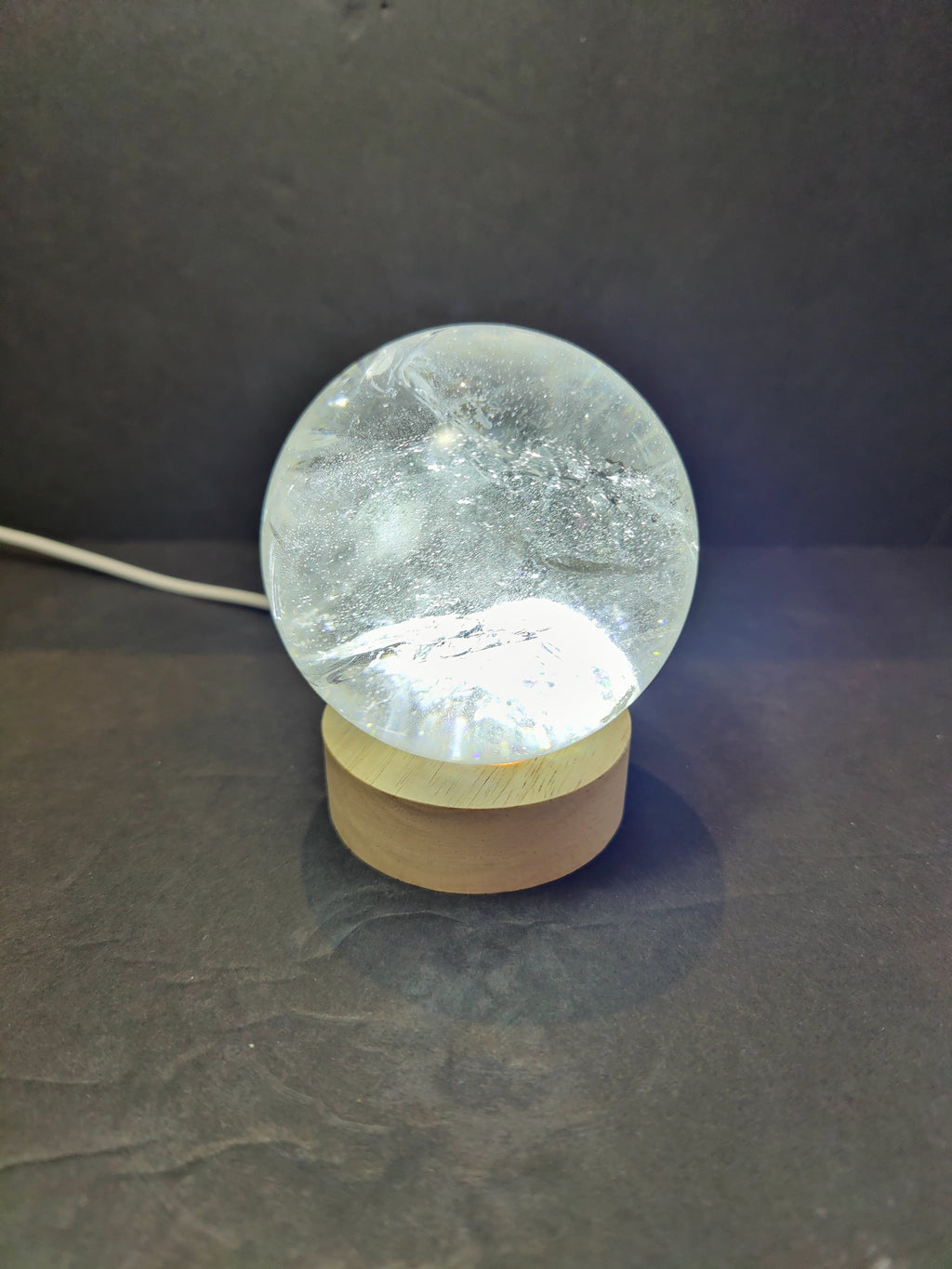 Clear Quartz Polished Sphere Sculpture (Extra Quality) by Rare Earth Gallery