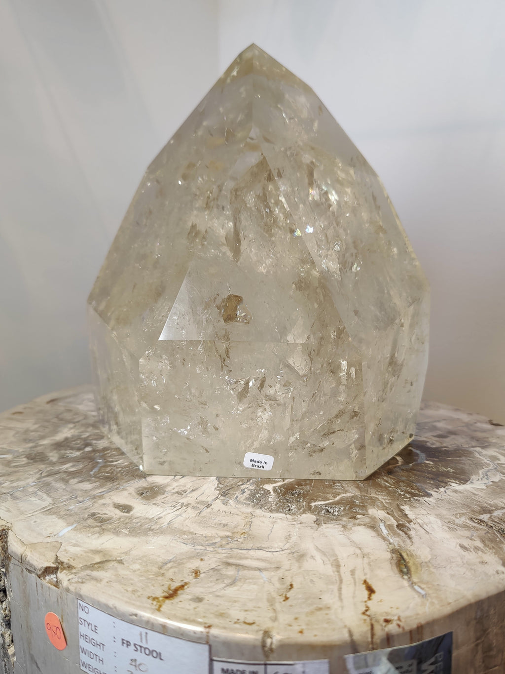Natural Citrine Polished Point 4.1kg by Rare Earth Gallery