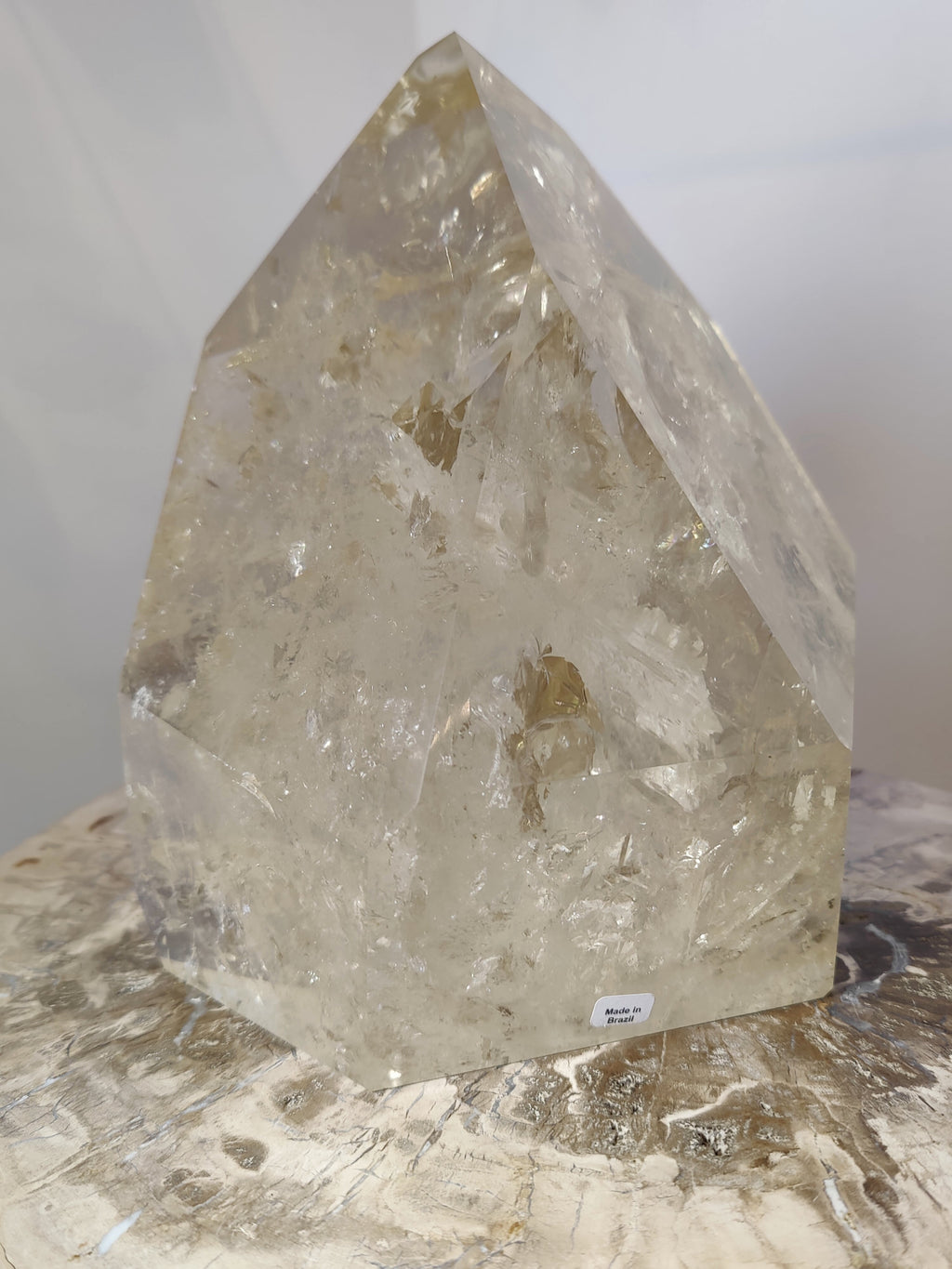 Natural Citrine Polished Point 4.1kg by Rare Earth Gallery