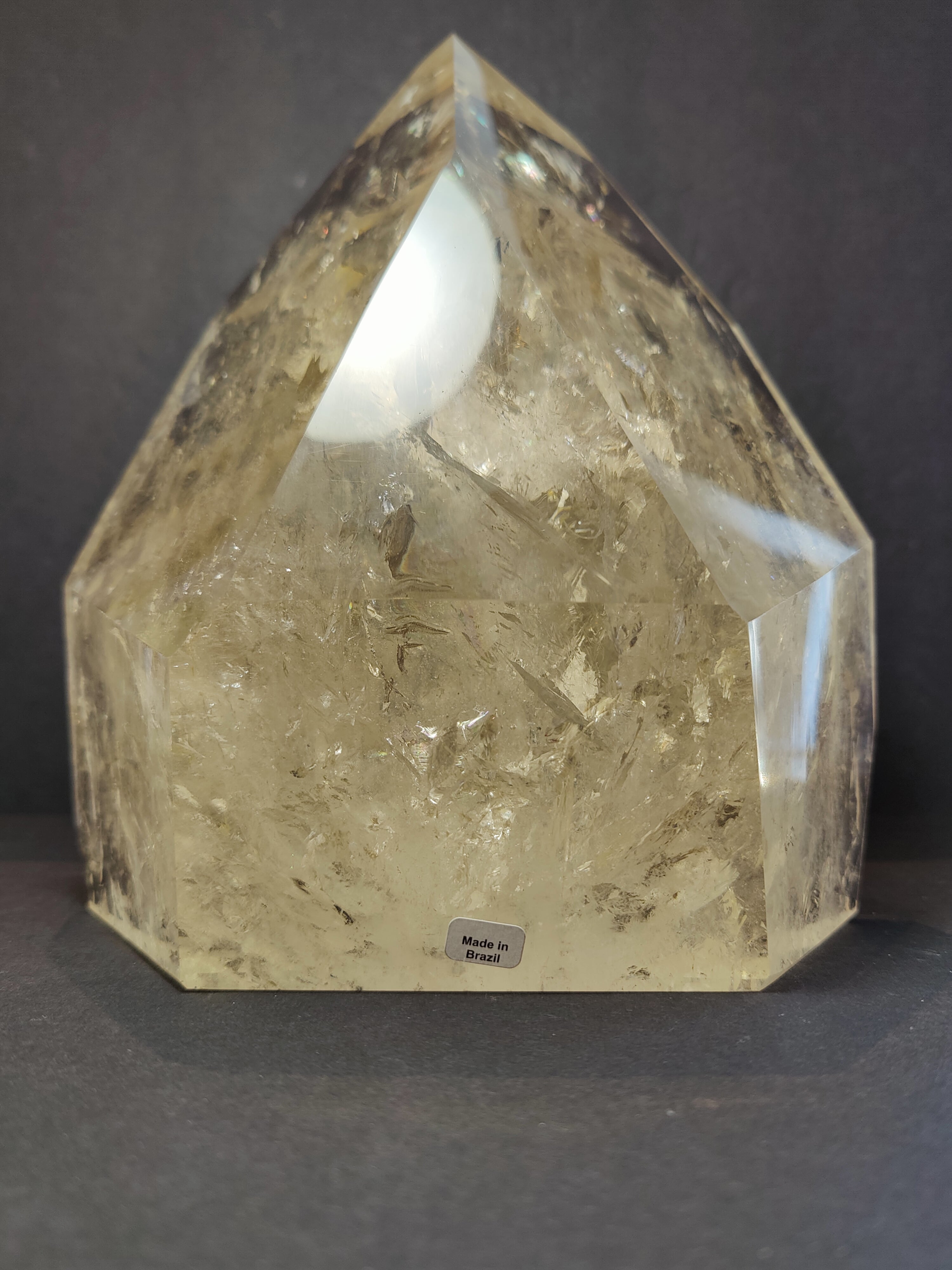 Natural Citrine Polished Point 4.1kg by Rare Earth Gallery