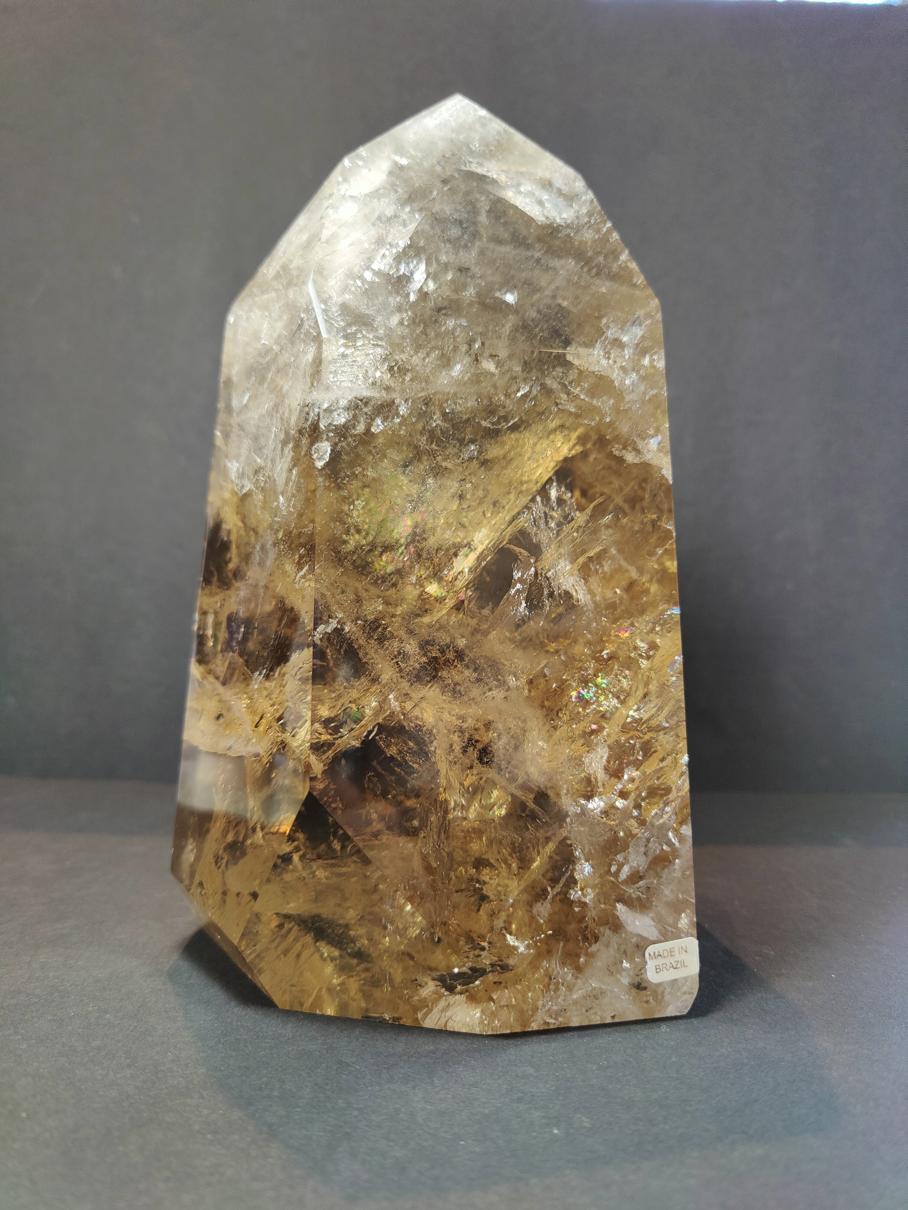 Natural Citrine Polished Point 4.53kg by Rare Earth Gallery