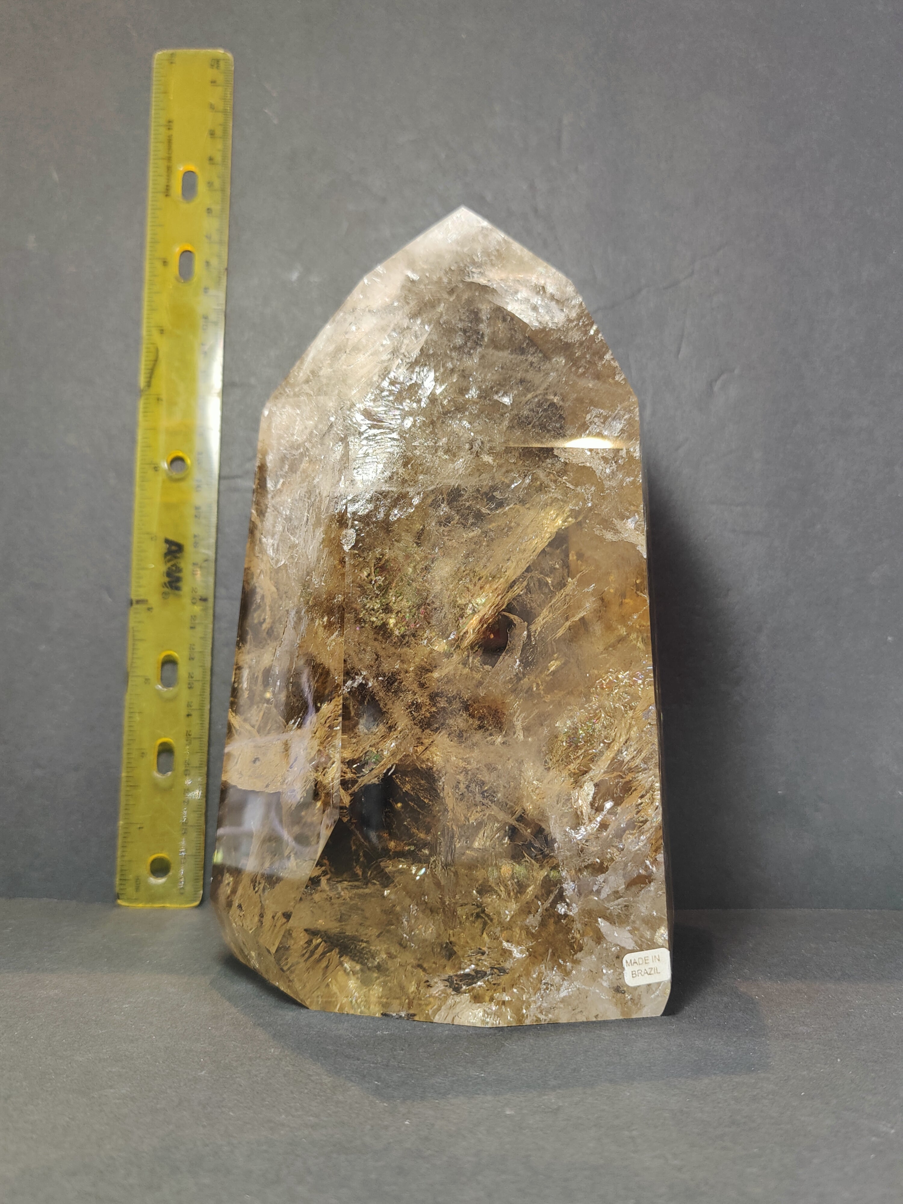 Natural Citrine Polished Point 4.53kg by Rare Earth Gallery