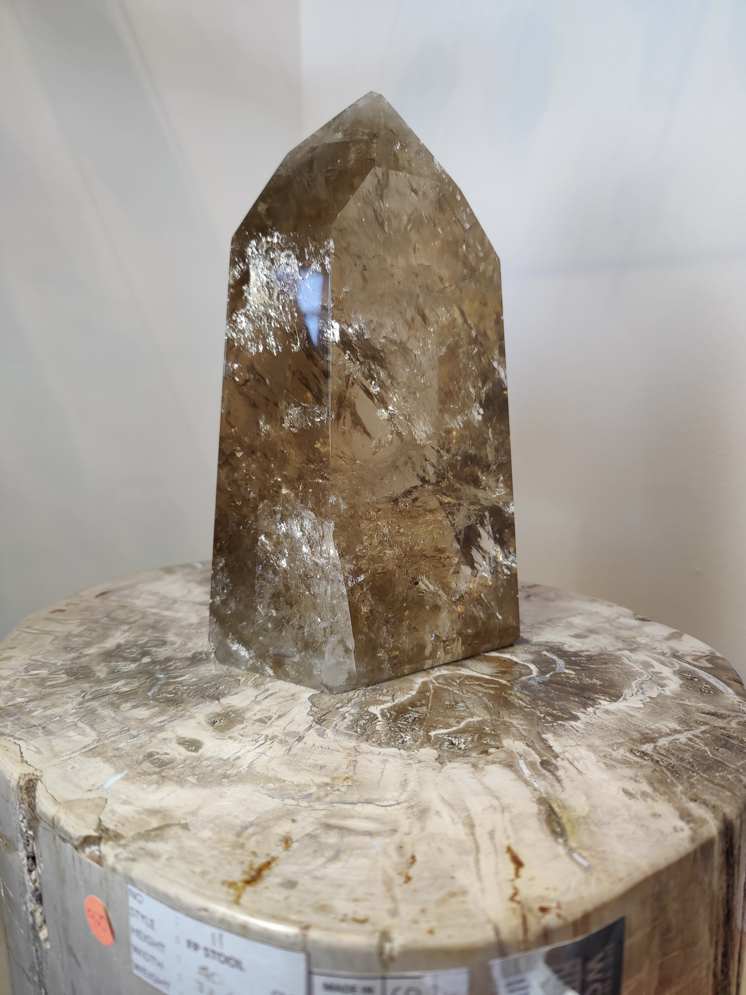 Natural Citrine Polished Point 4.53kg by Rare Earth Gallery