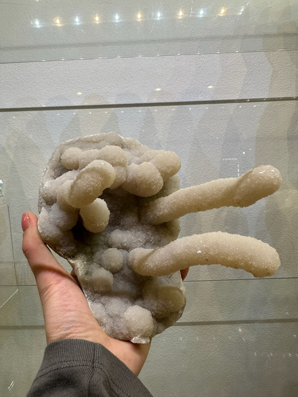 Medium Chalcedony Stalactite 839g by Rare Earth Gallery