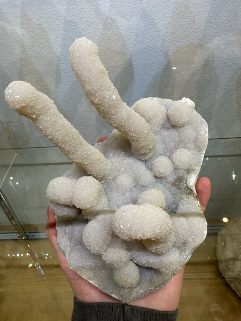 Medium Chalcedony Stalactite 839g by Rare Earth Gallery