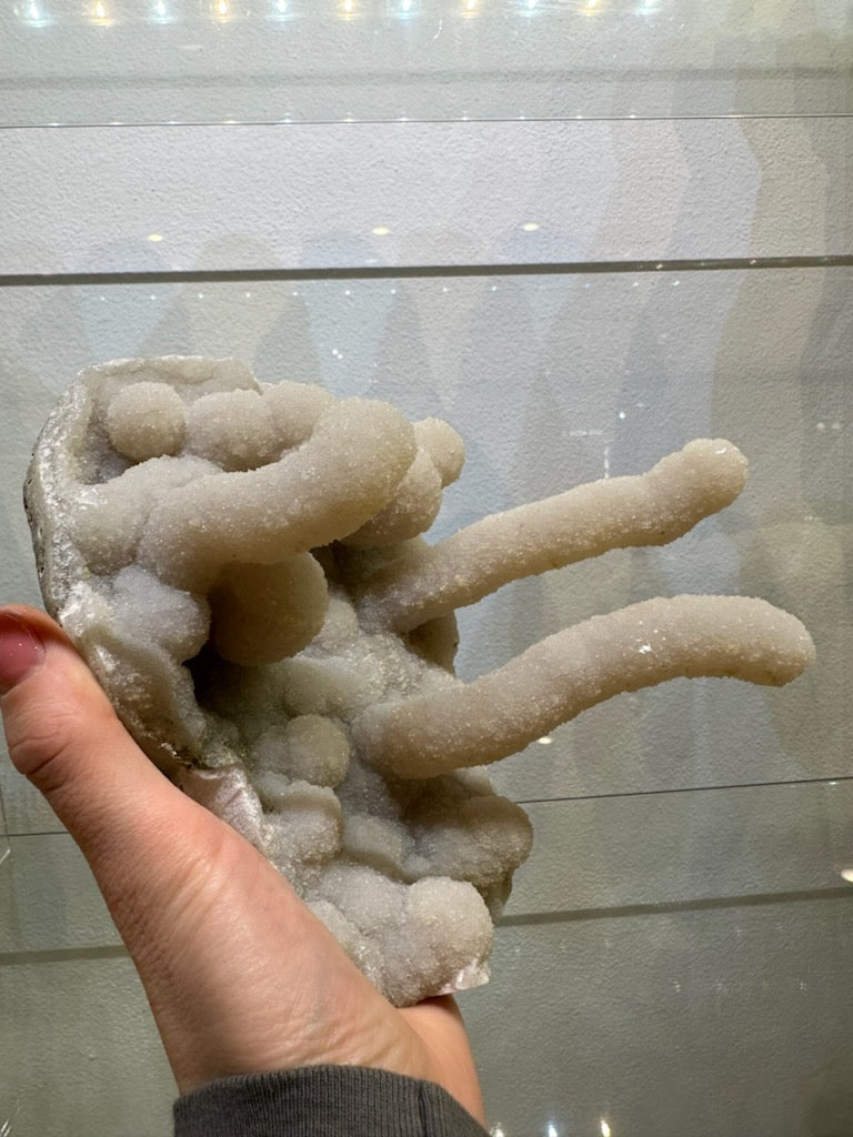Medium Chalcedony Stalactite 839g by Rare Earth Gallery