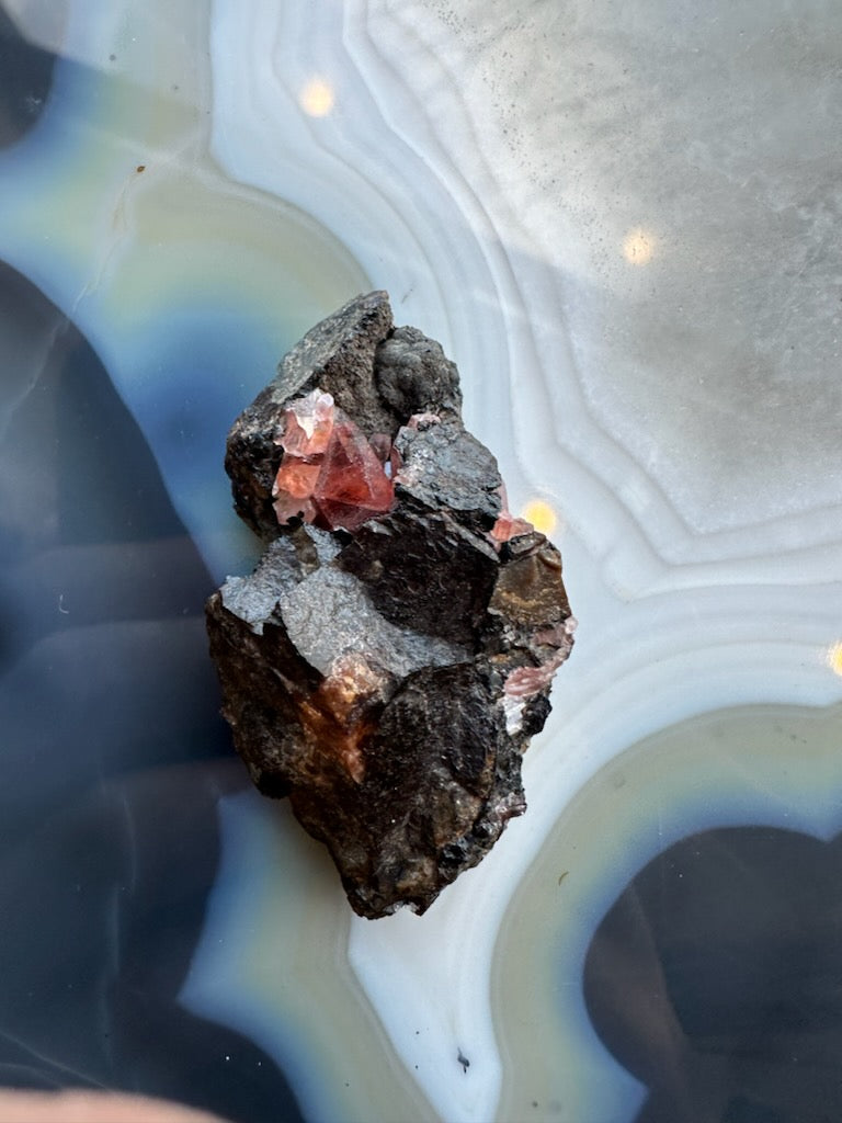 Rhodochrosite Gems on Matrix from Brazil by Rare Earth Gallery