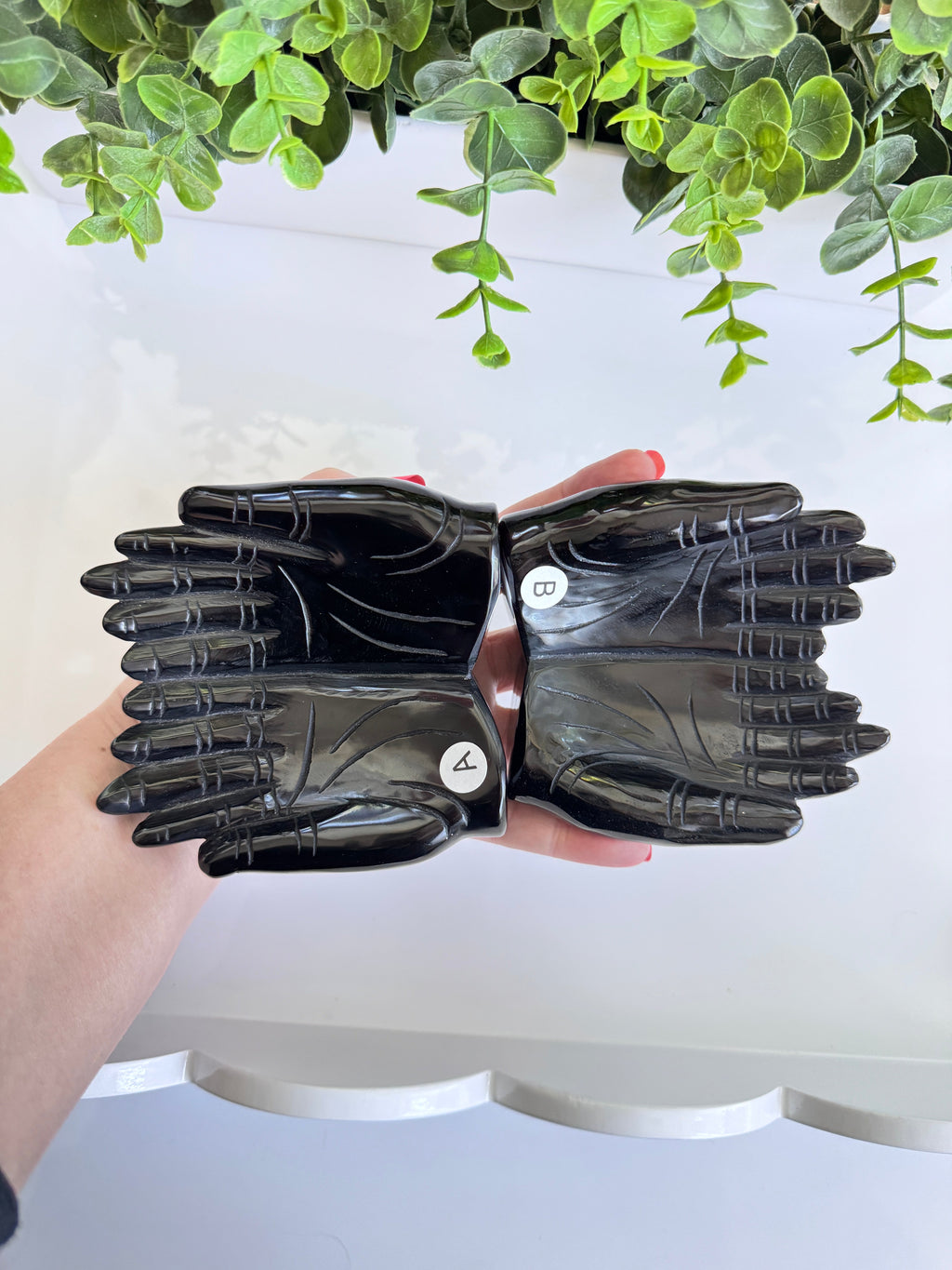 Obsidian Prayer Hands for Blessings & Boundaries, Choose Your Favorite