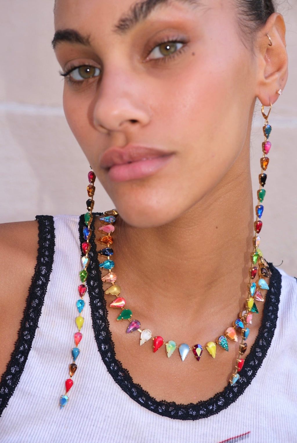 Layering Choker in Aurora Fang (Gold)